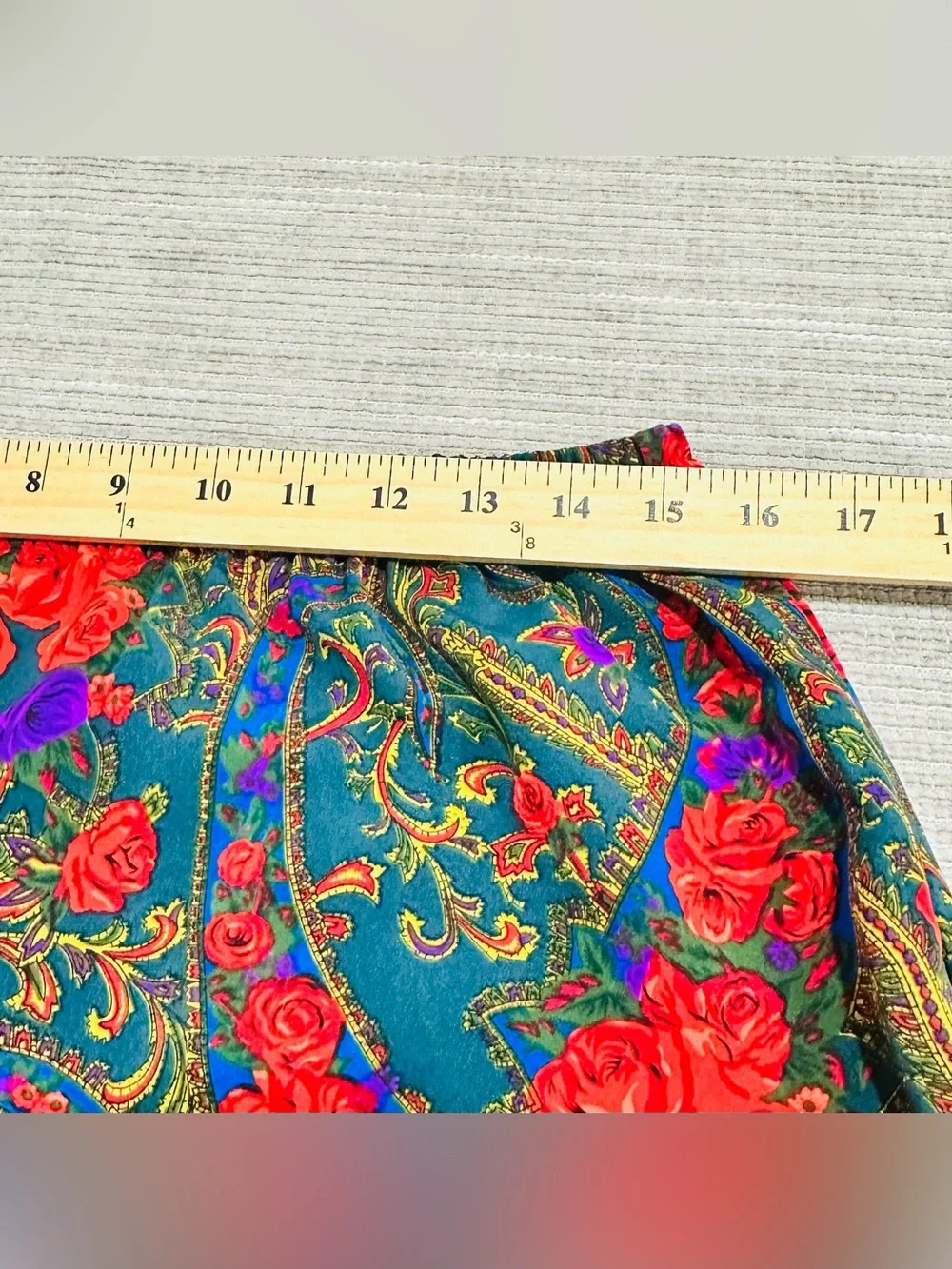 VTG 90s Victorias Secret Gold Label‎ Floral Silky Poly Lounge PJ Pants S/M